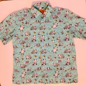 Teriyaki Weasel Opossum Aloha shirt